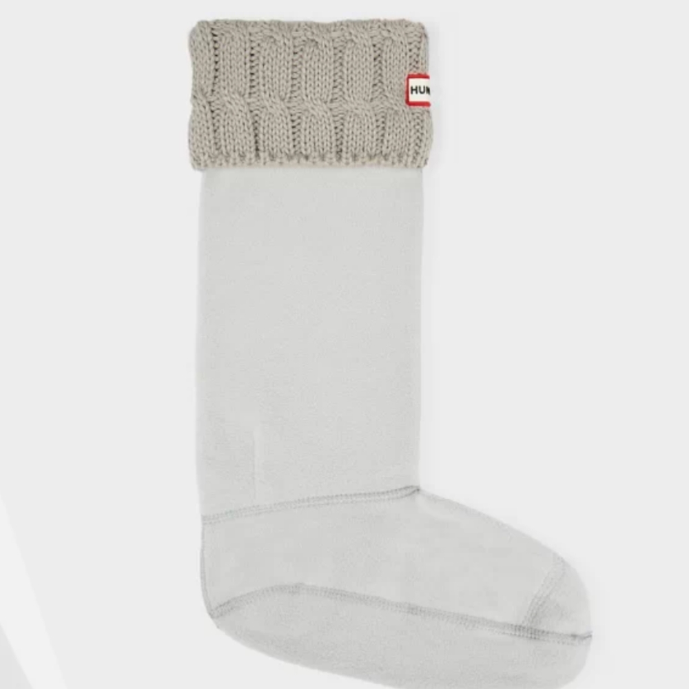 Hunter 6 Stitch Cable Knitted Cuff Short Boot Socks....Large ..NWT - Picture 2 of 5